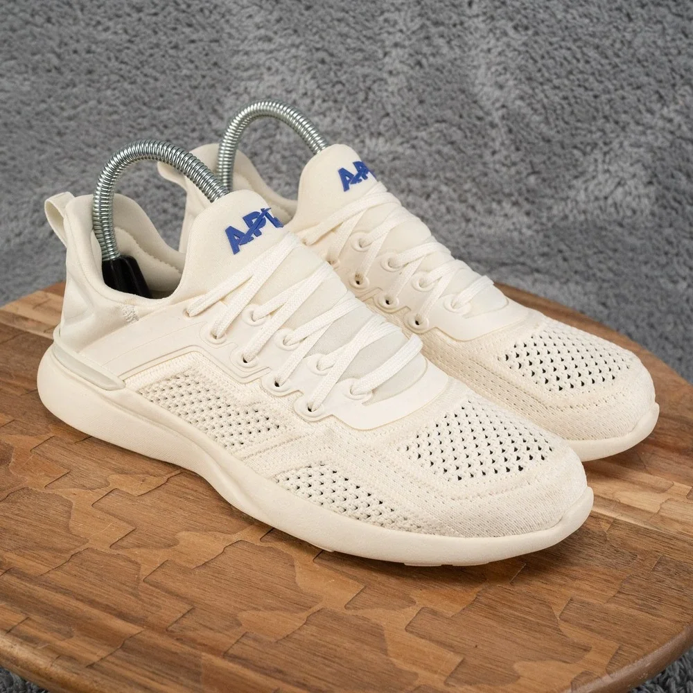 APL Athletic Propulsion Labs Women's Techloom Tracer Sneakers Creme US 6.5